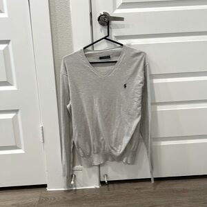 Ralph Lauren Polo Beige V Neck Sweater M